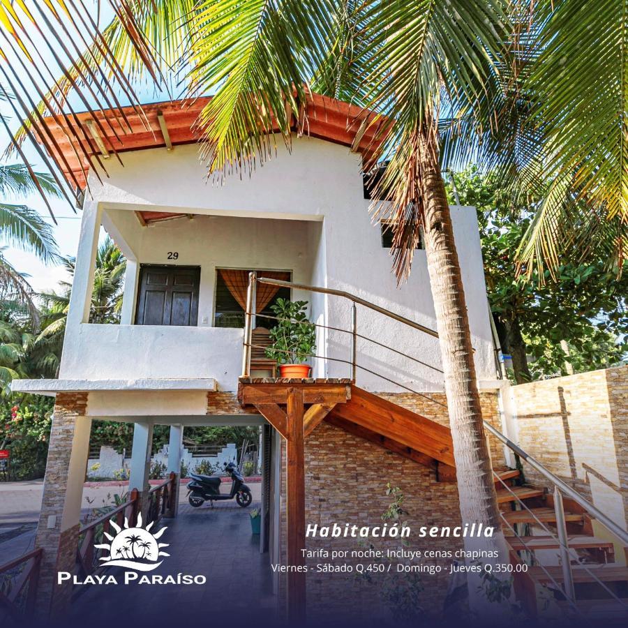 Hotel Playa Paraiso Monterrico Buitenkant foto