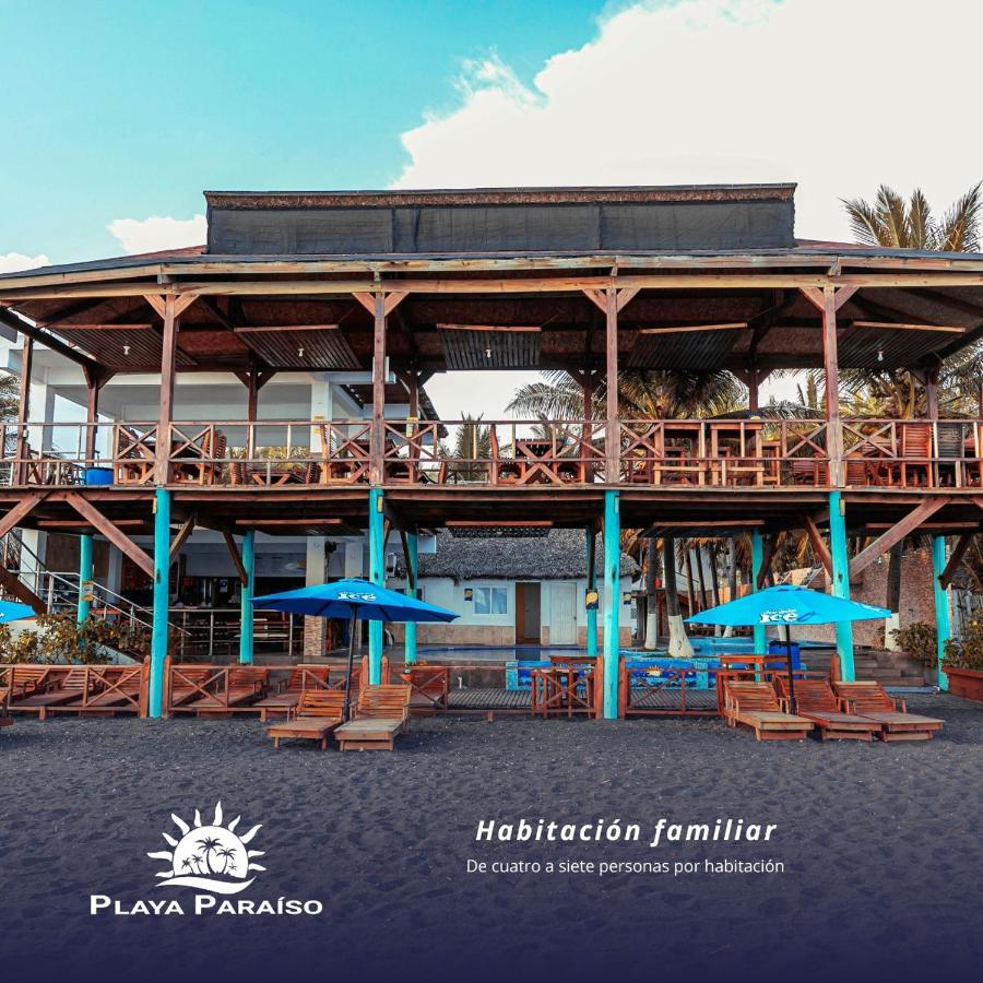 Hotel Playa Paraiso Monterrico Buitenkant foto