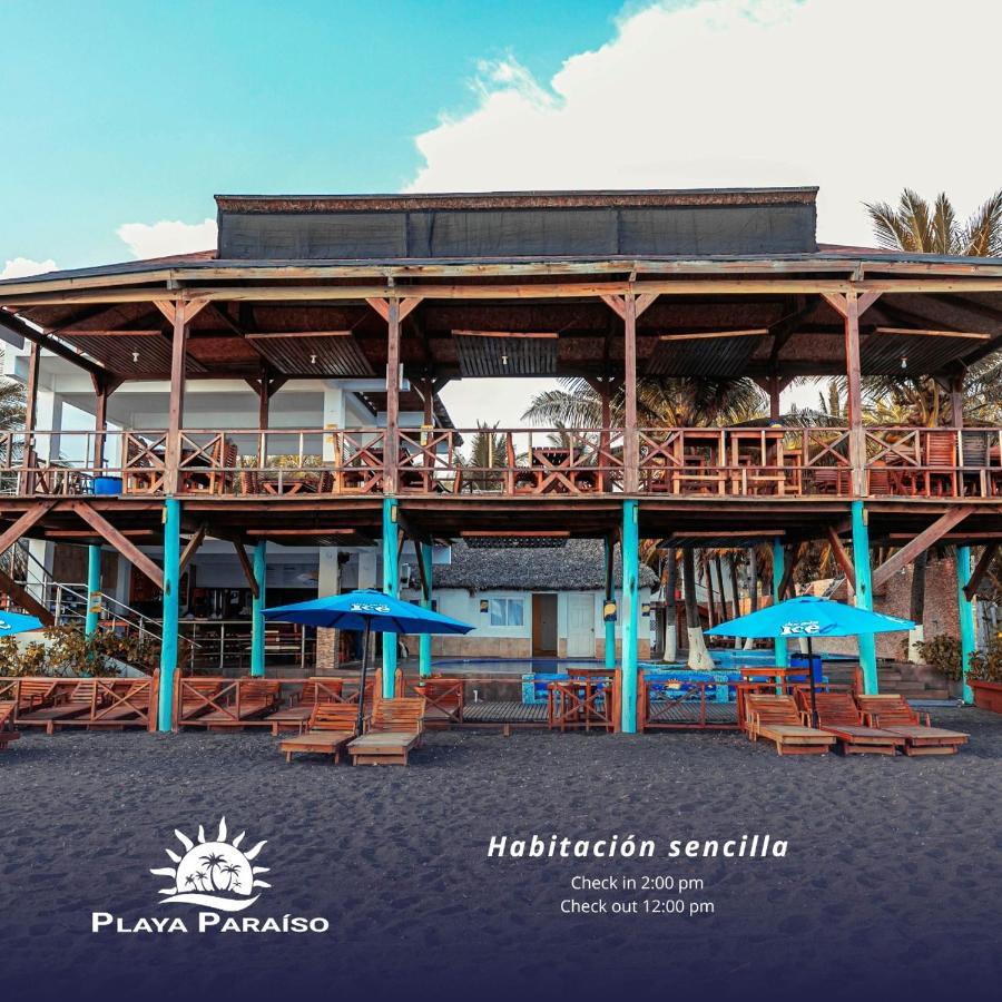 Hotel Playa Paraiso Monterrico Buitenkant foto