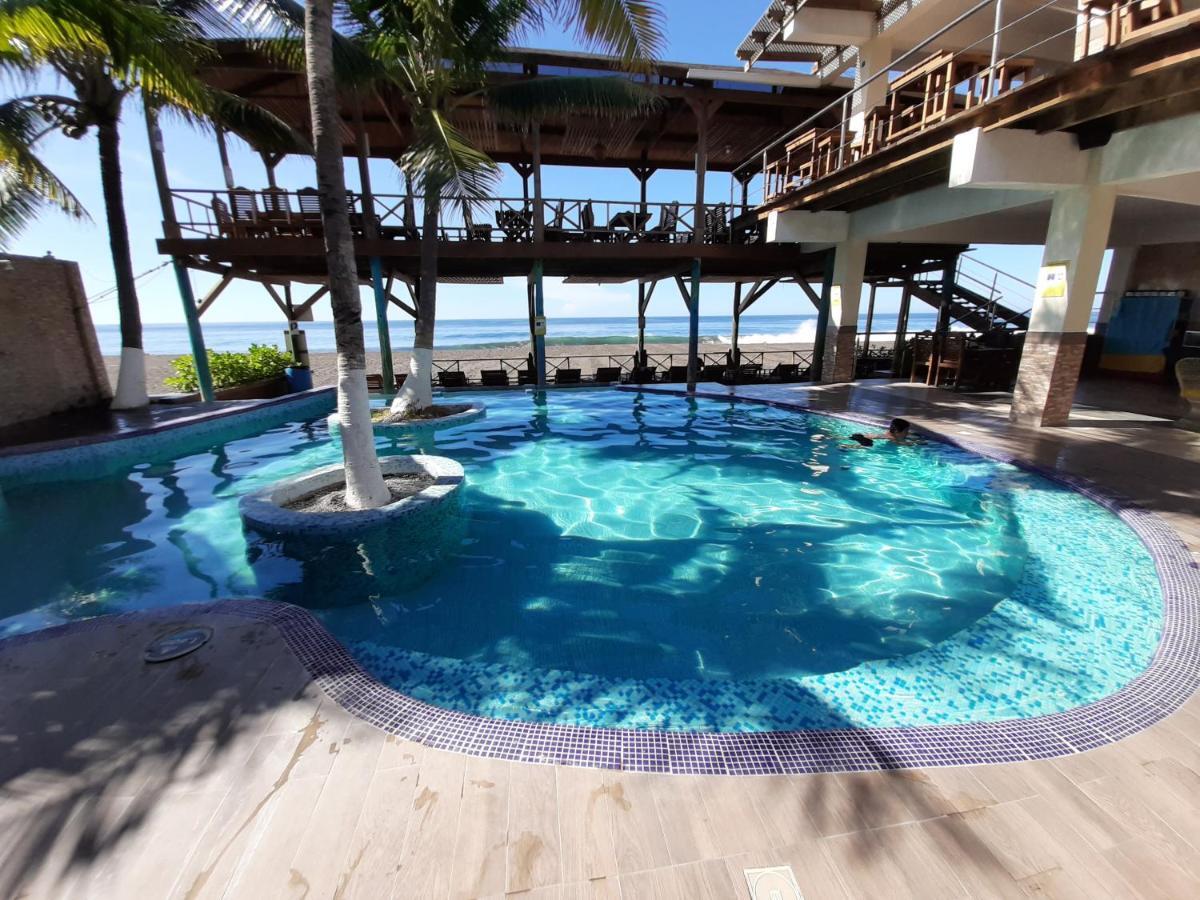 Hotel Playa Paraiso Monterrico Buitenkant foto
